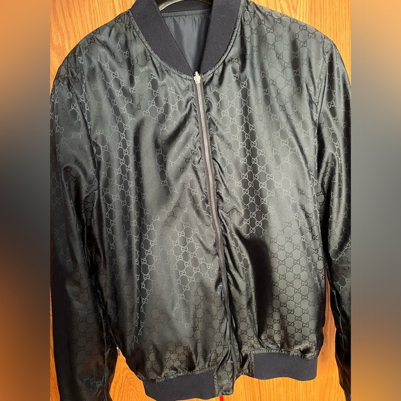 Gucci reversible bomber jacket wind breaker bomber - Picture 2 of 5